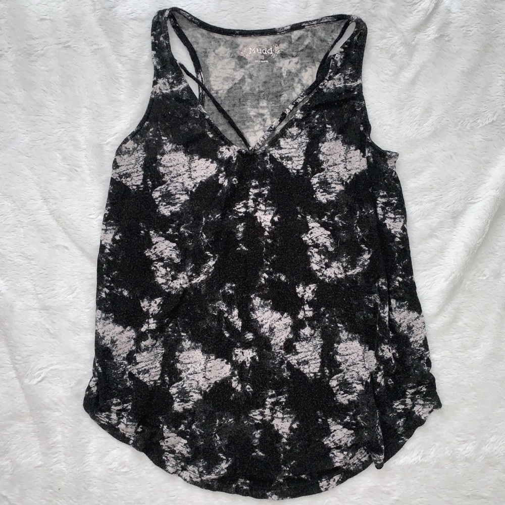 Black and white tank top